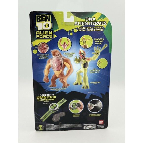 Ben 10 DNA Alien Heroes Swampfire - 2008 New In box - Picture 4 of 12